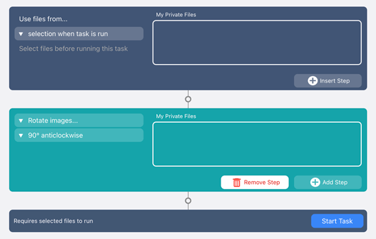 Rotate Images in Bulk on iPad / iPhone