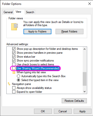 File access denied Windows 10